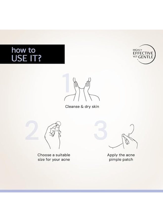 ديكونستركت لصقات ديكنستركت لعلاج حب الشباب، تحتوي على 2% حمض الساليسيليك و0.2% زيت شجرة الشاي | التصاق مضاعف، ثبات طويل الأمد، تمتص الحبوب طوال الليل وتقلل الإفرازات الدهنية الزائدة | لصقات هيدروكولويد لعلاج حب الشباب | 36 لصقة - Image 4